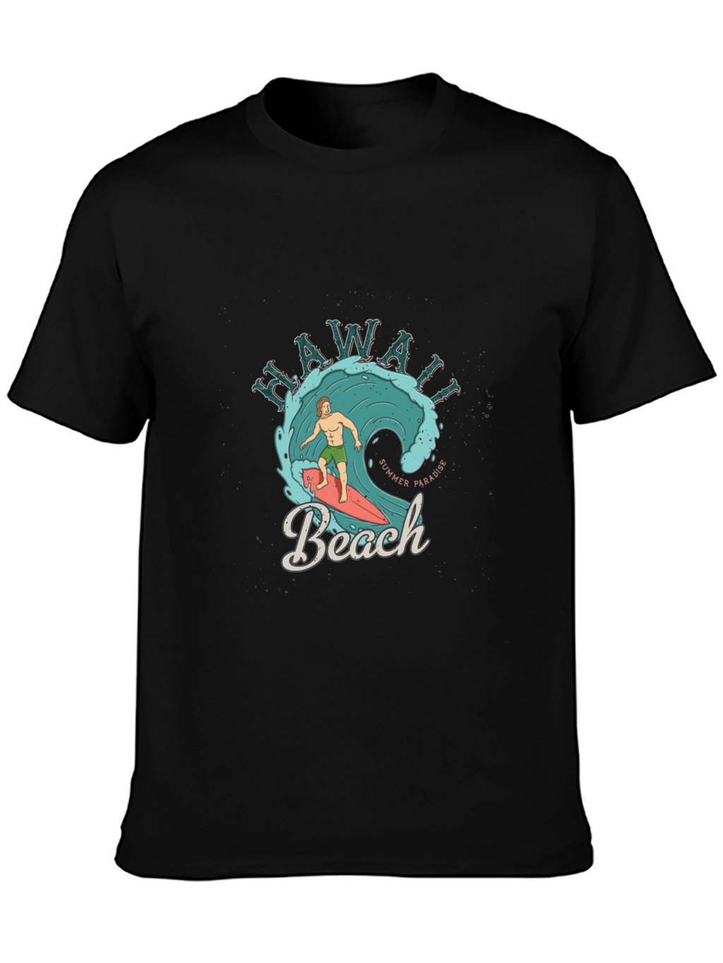 Hawaii Beach Summer Paradise Graphic T-Shirt
