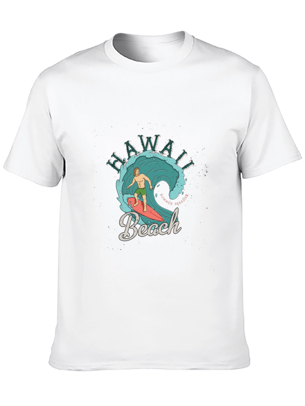 Hawaii Beach Summer Paradise Graphic T-Shirt