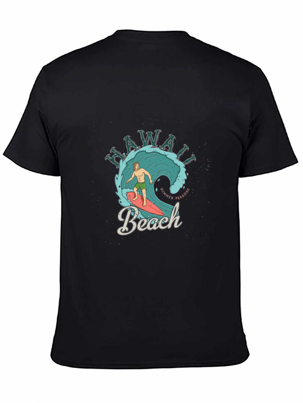 Hawaii Beach Summer Paradise Graphic T-Shirt