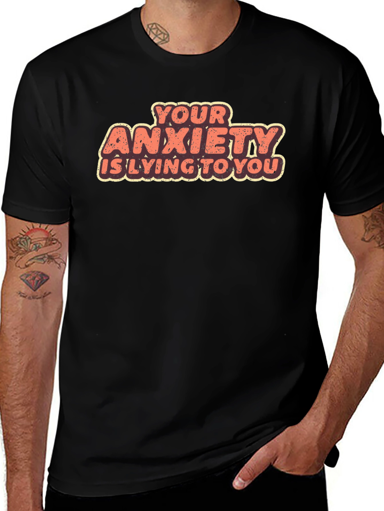 Anxiety Affirmation T-Shirt: Positive Mindset Tee