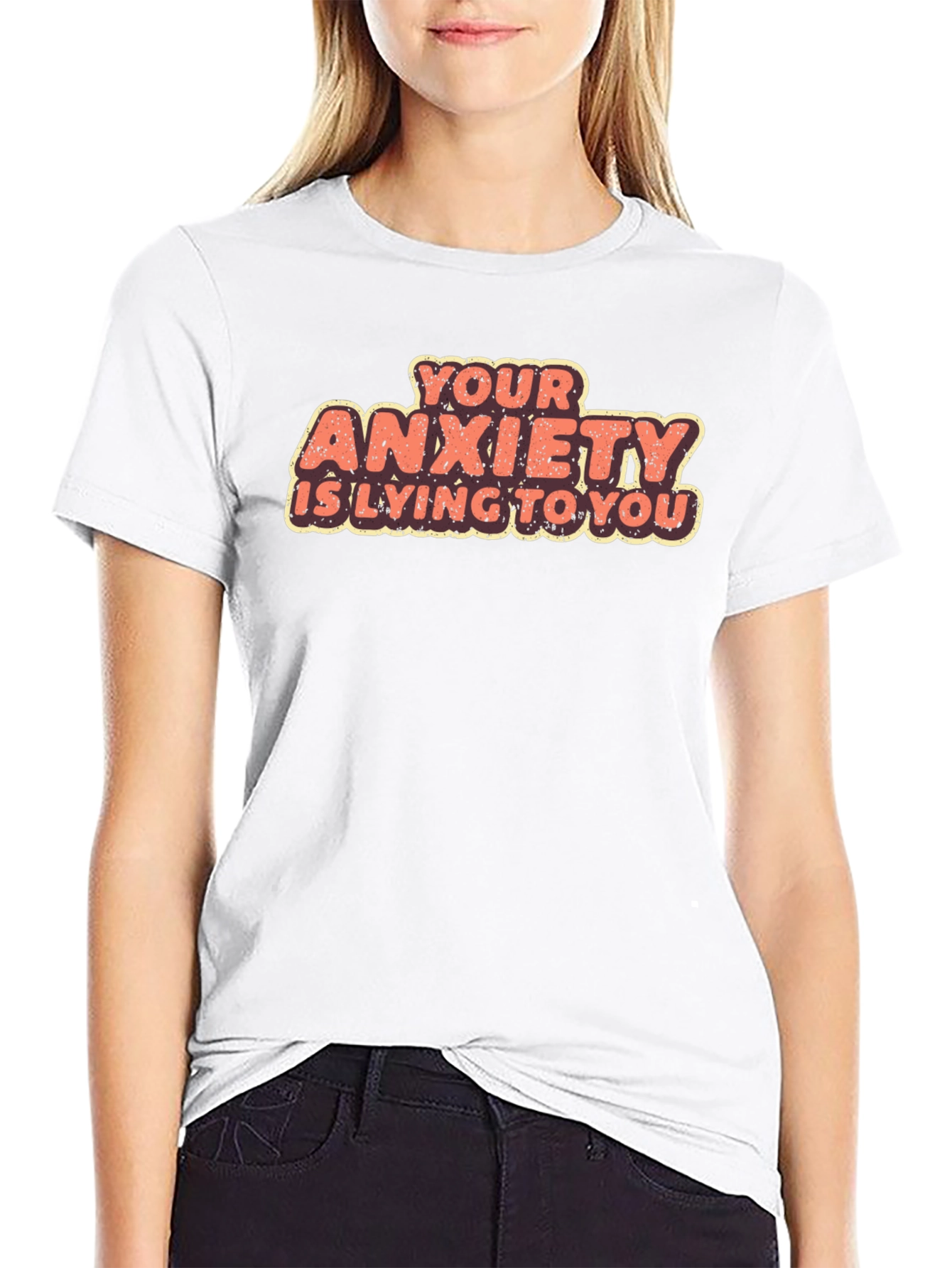 Anxiety Affirmation T-Shirt: Positive Mindset Tee