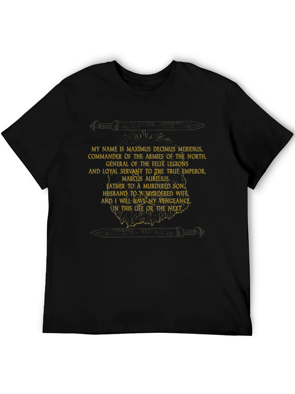 Maximus Gladiator T-Shirt - Vengeance In This Life