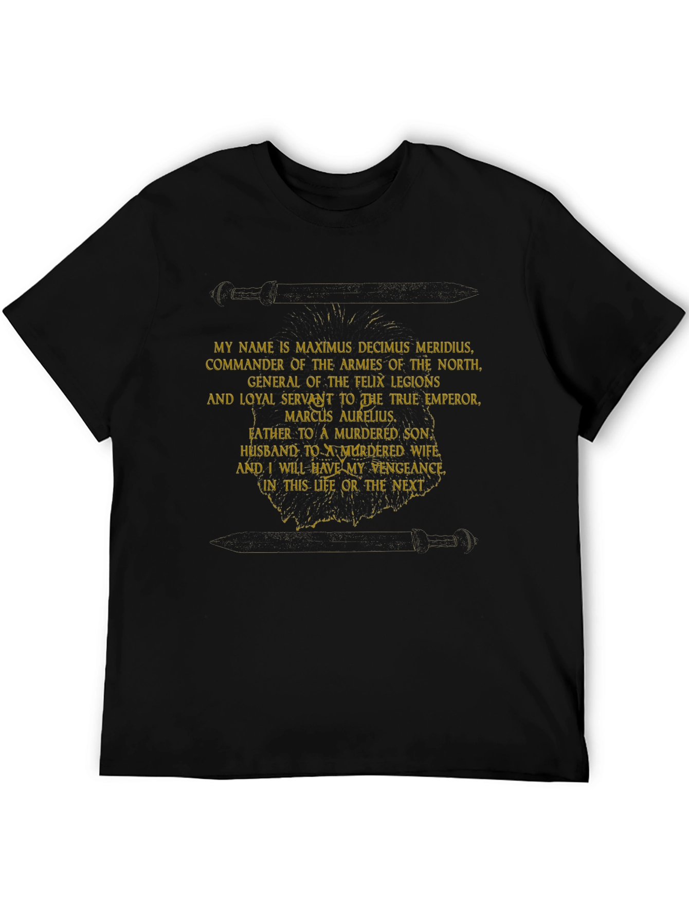 Maximus Gladiator T-Shirt - Vengeance In This Life