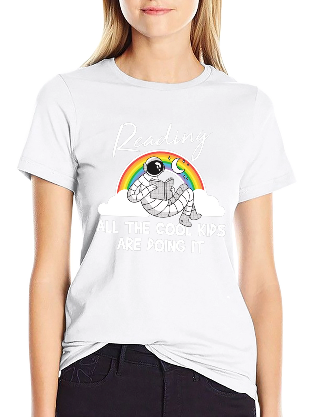 Reading Astronaut Graphic Tee