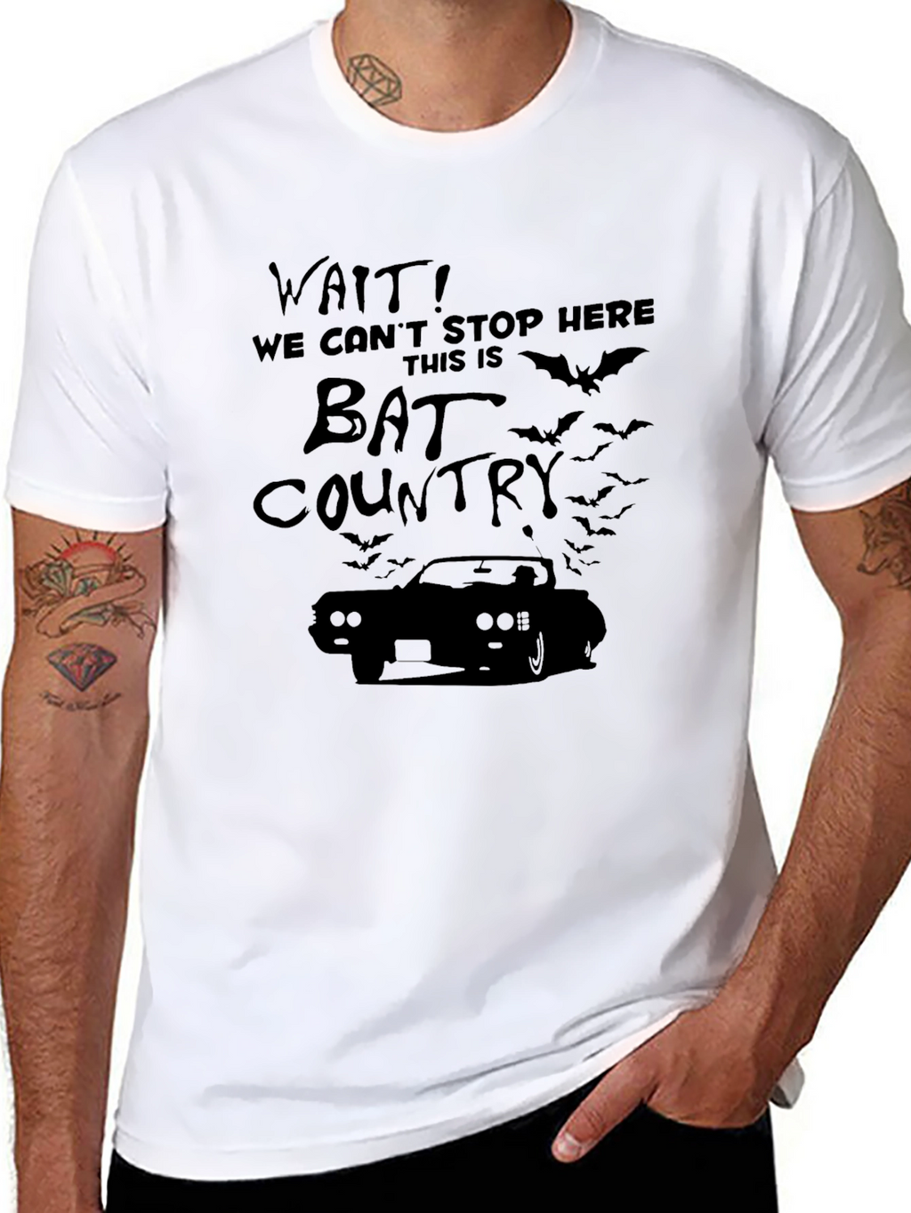 Bat Country Graphic Tee - Mens Black T-Shirt