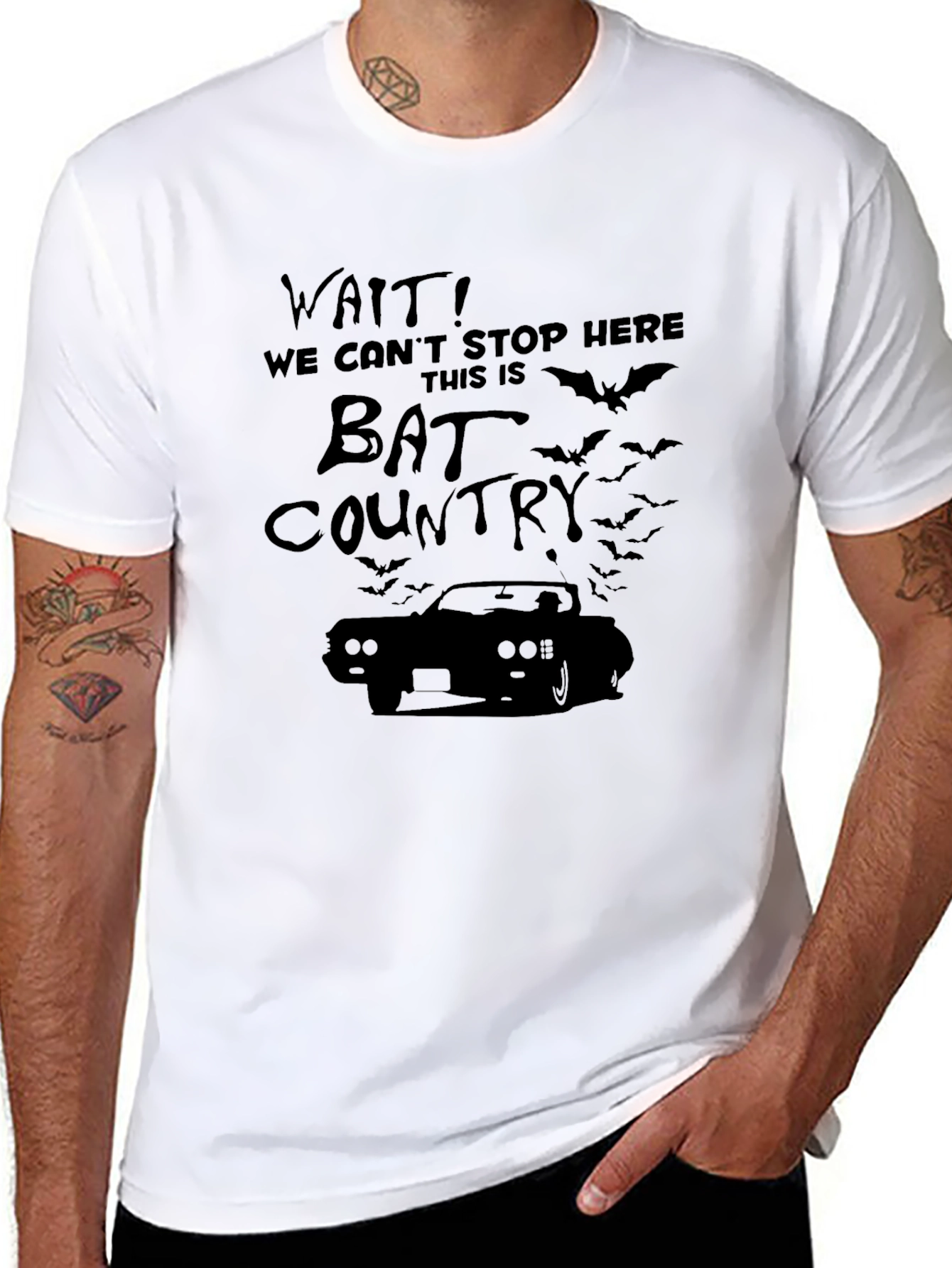 Bat Country Graphic Tee - Mens Black T-Shirt