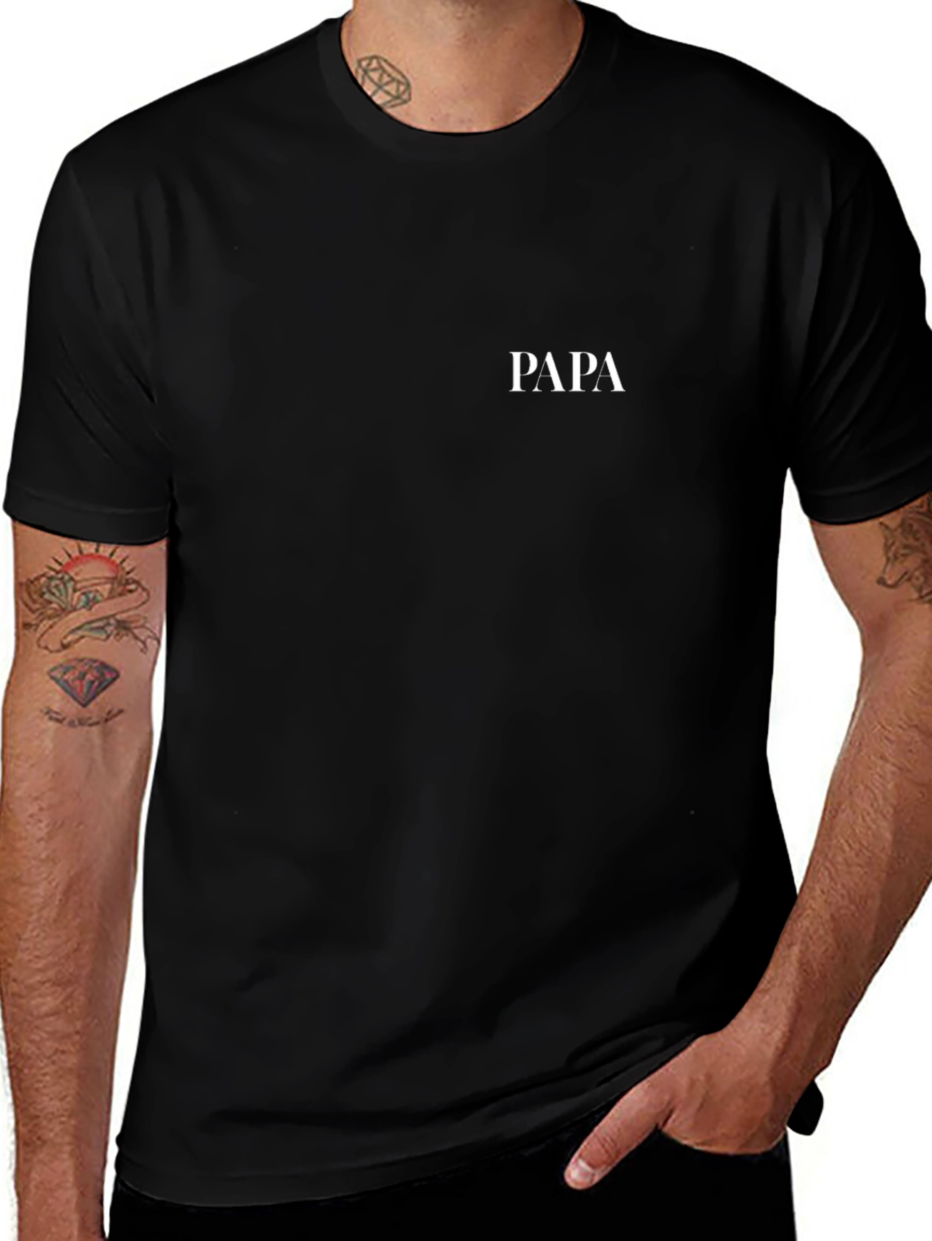 PAPA Graphic Tee - Stylish & Comfy Fathers Day Gift
