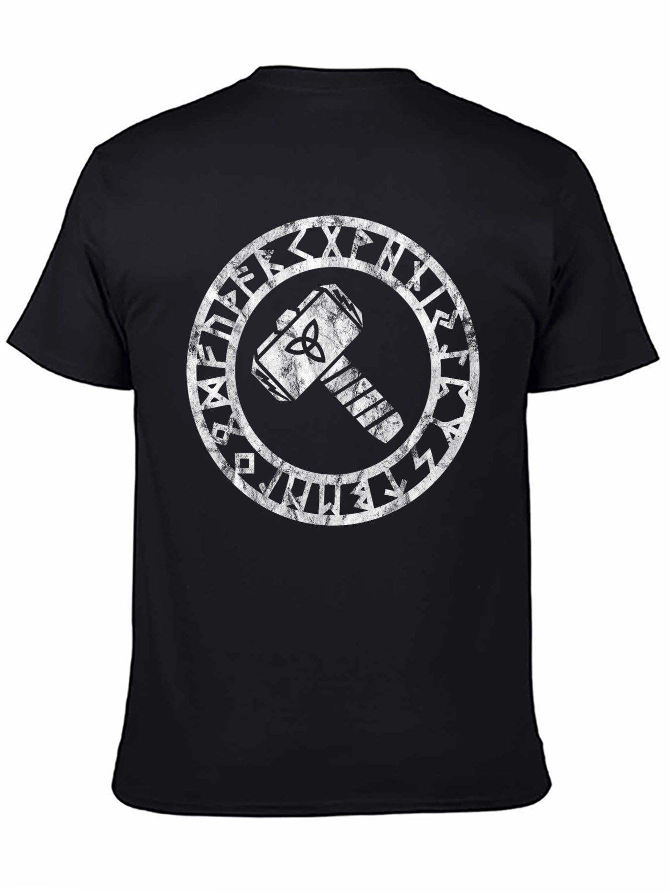 Norse Mythology Mjolnir Hammer Graphic Tee