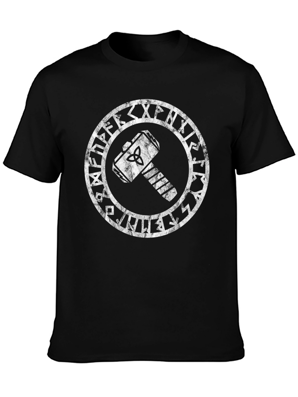 Norse Mythology Mjolnir Hammer Graphic Tee