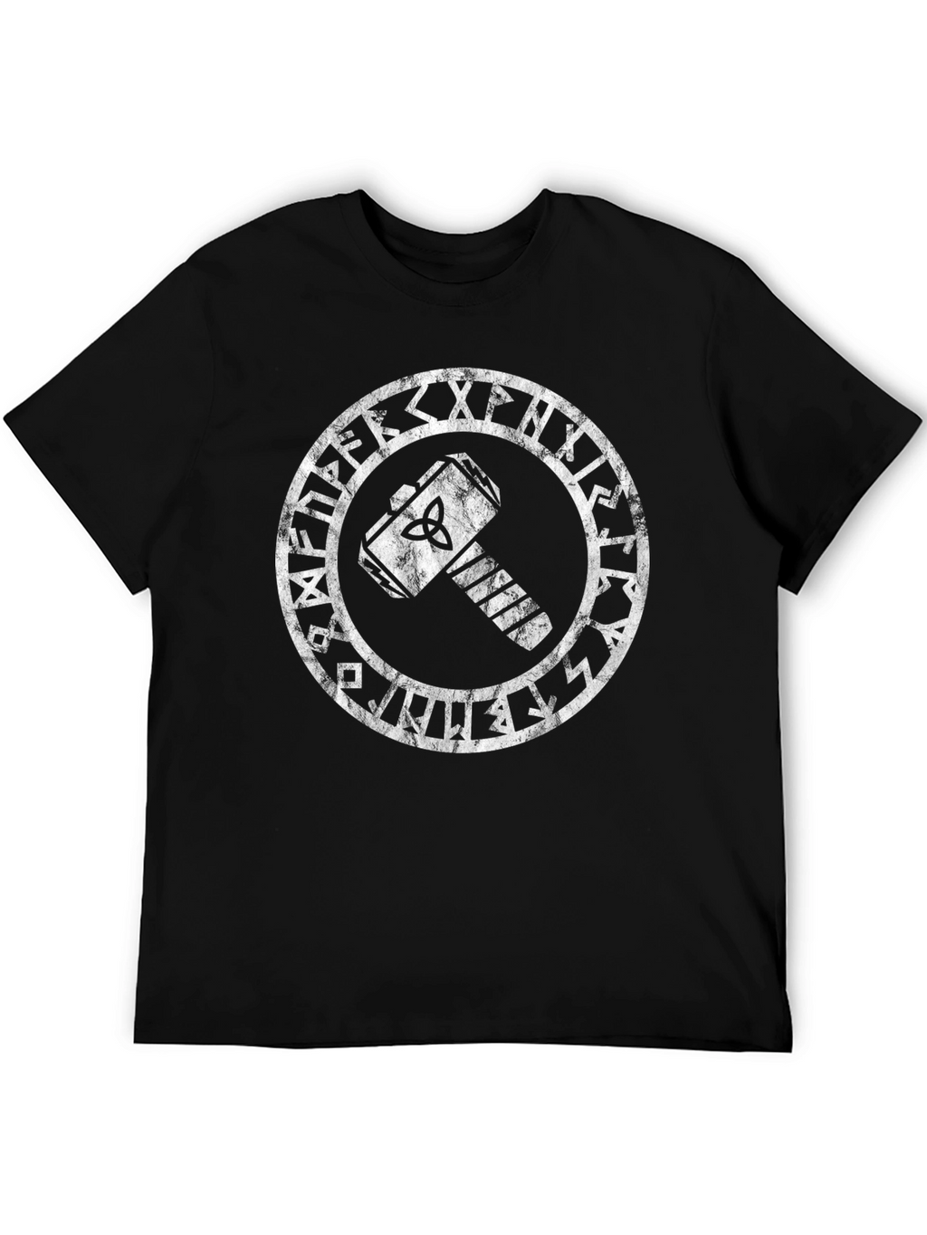 Norse Mythology Mjolnir Hammer Graphic Tee