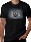 Skull Graphic Black T-Shirt - Grunge Style