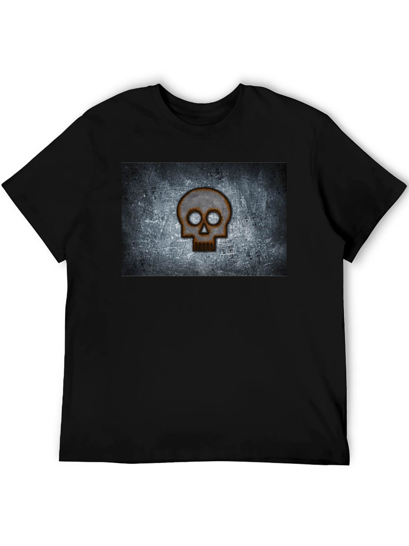 Skull Graphic Black T-Shirt - Grunge Style