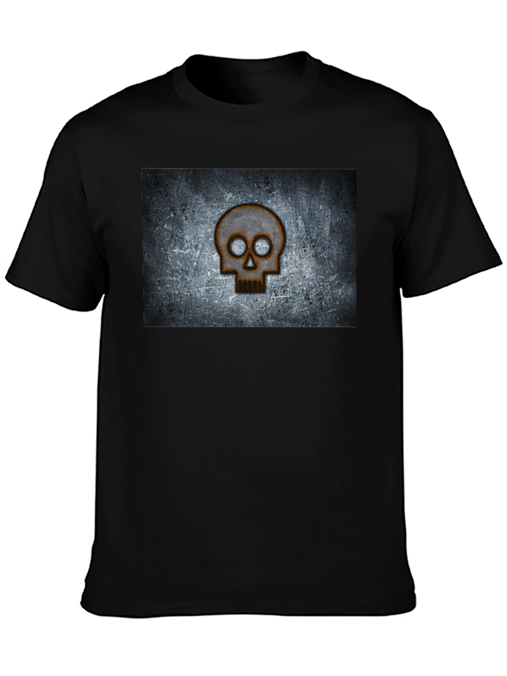 Skull Graphic Black T-Shirt - Grunge Style