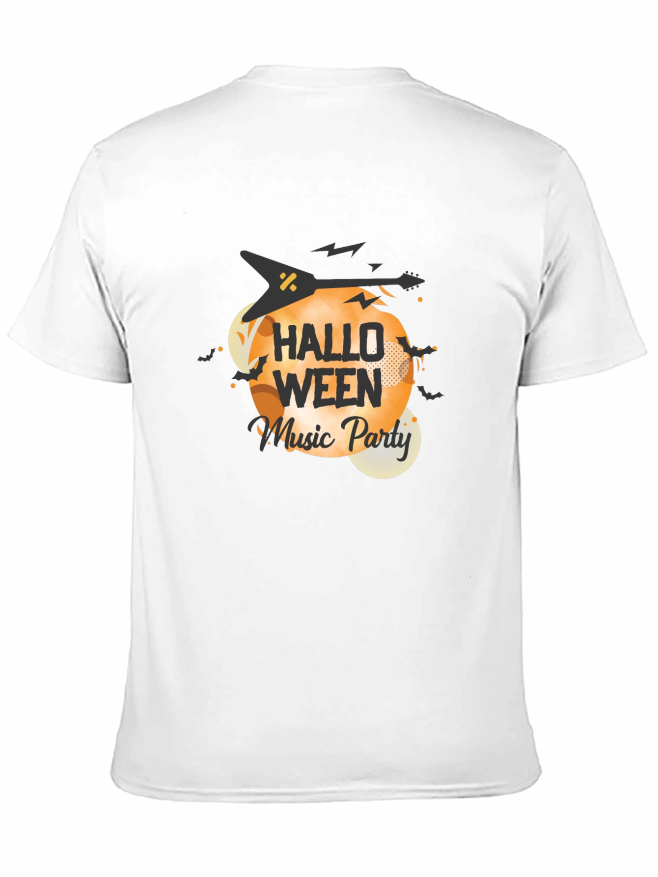 Halloween Music Party Black T-Shirt