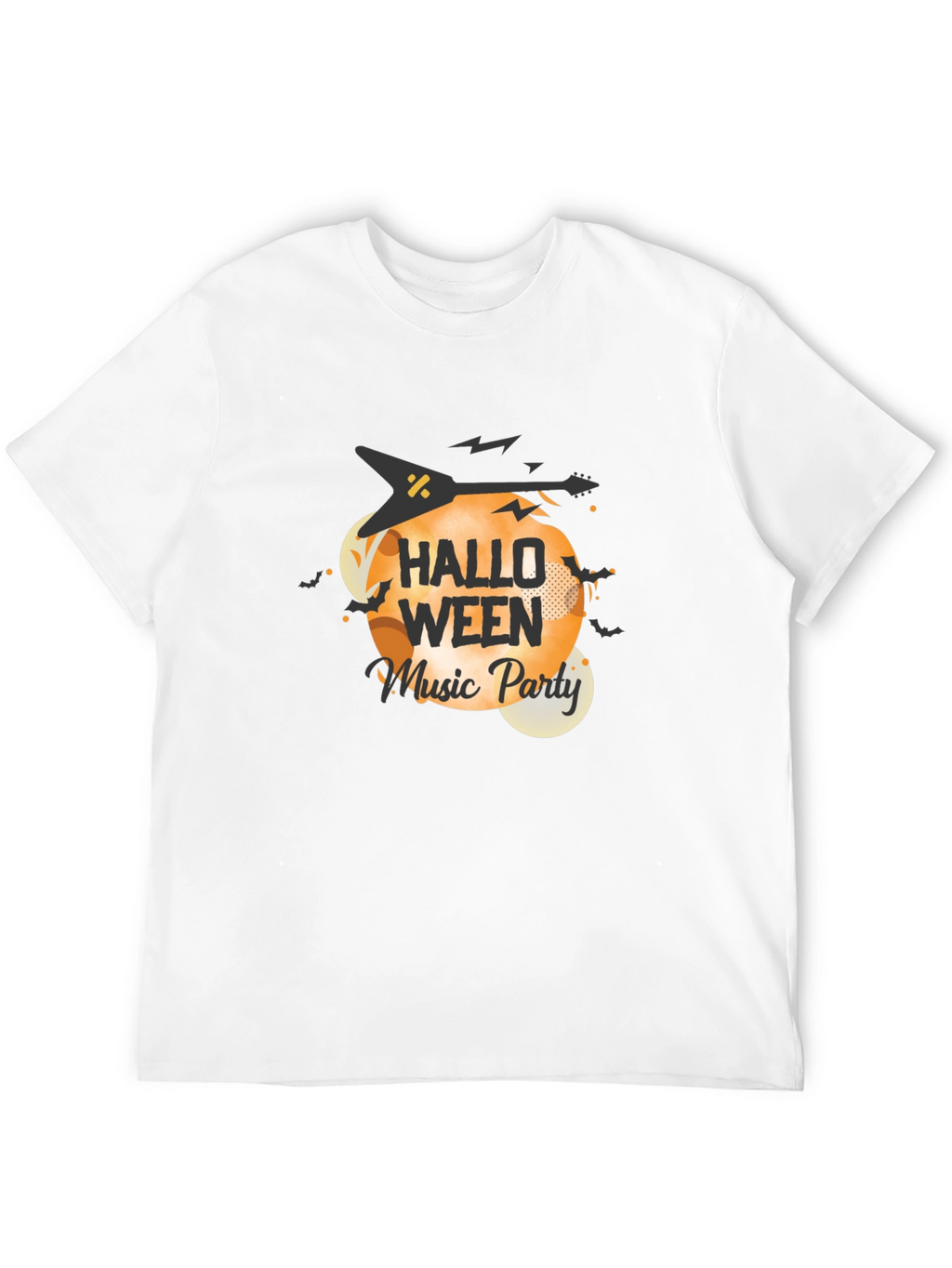 Halloween Music Party Black T-Shirt