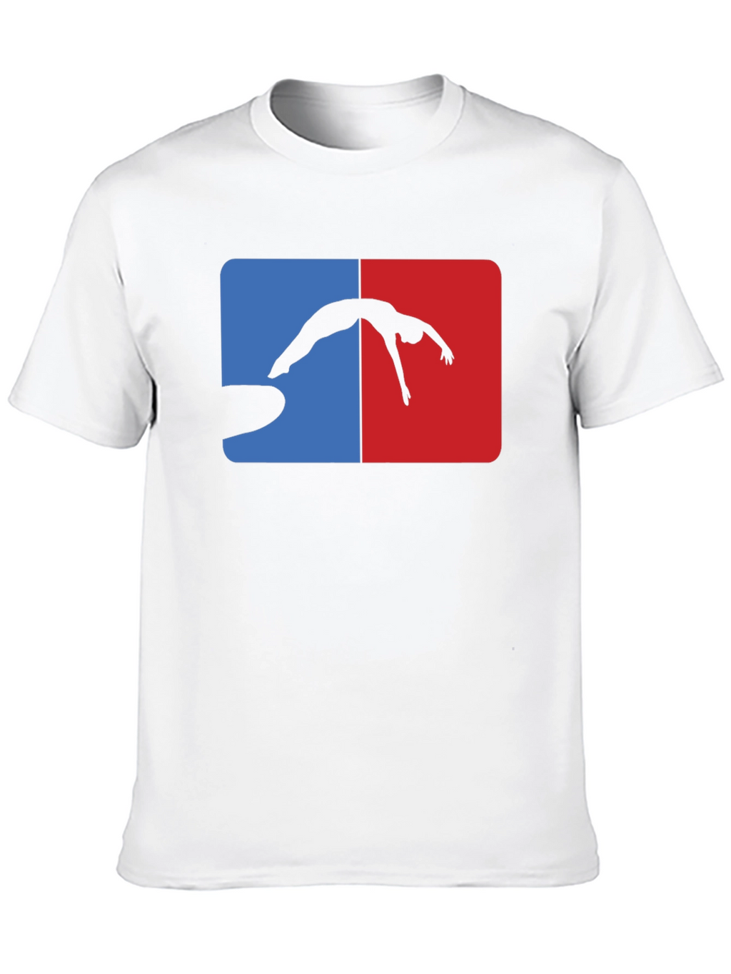 Cliff Diver Graphic Tee - Black Cotton T-Shirt