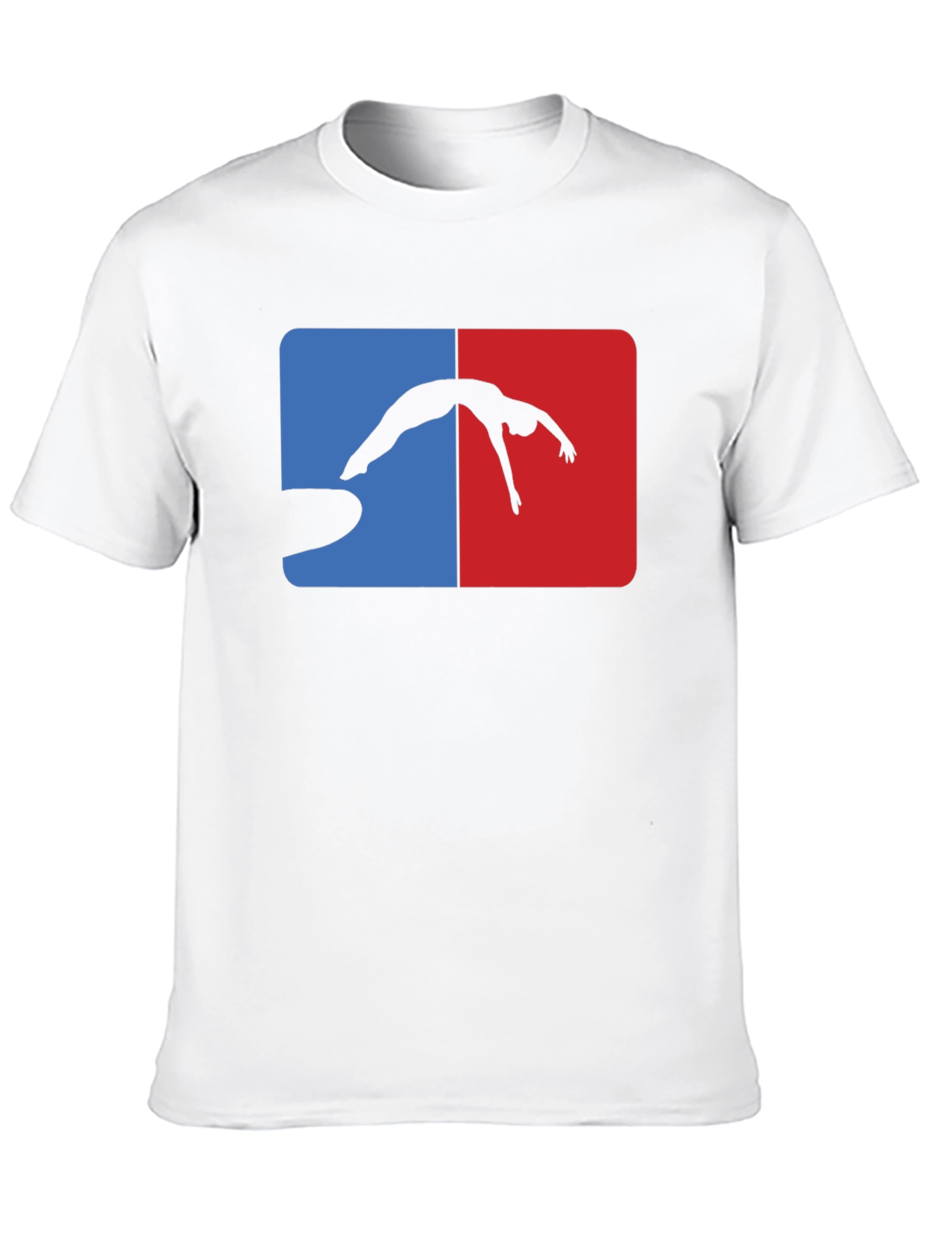Cliff Diver Graphic Tee - Black Cotton T-Shirt