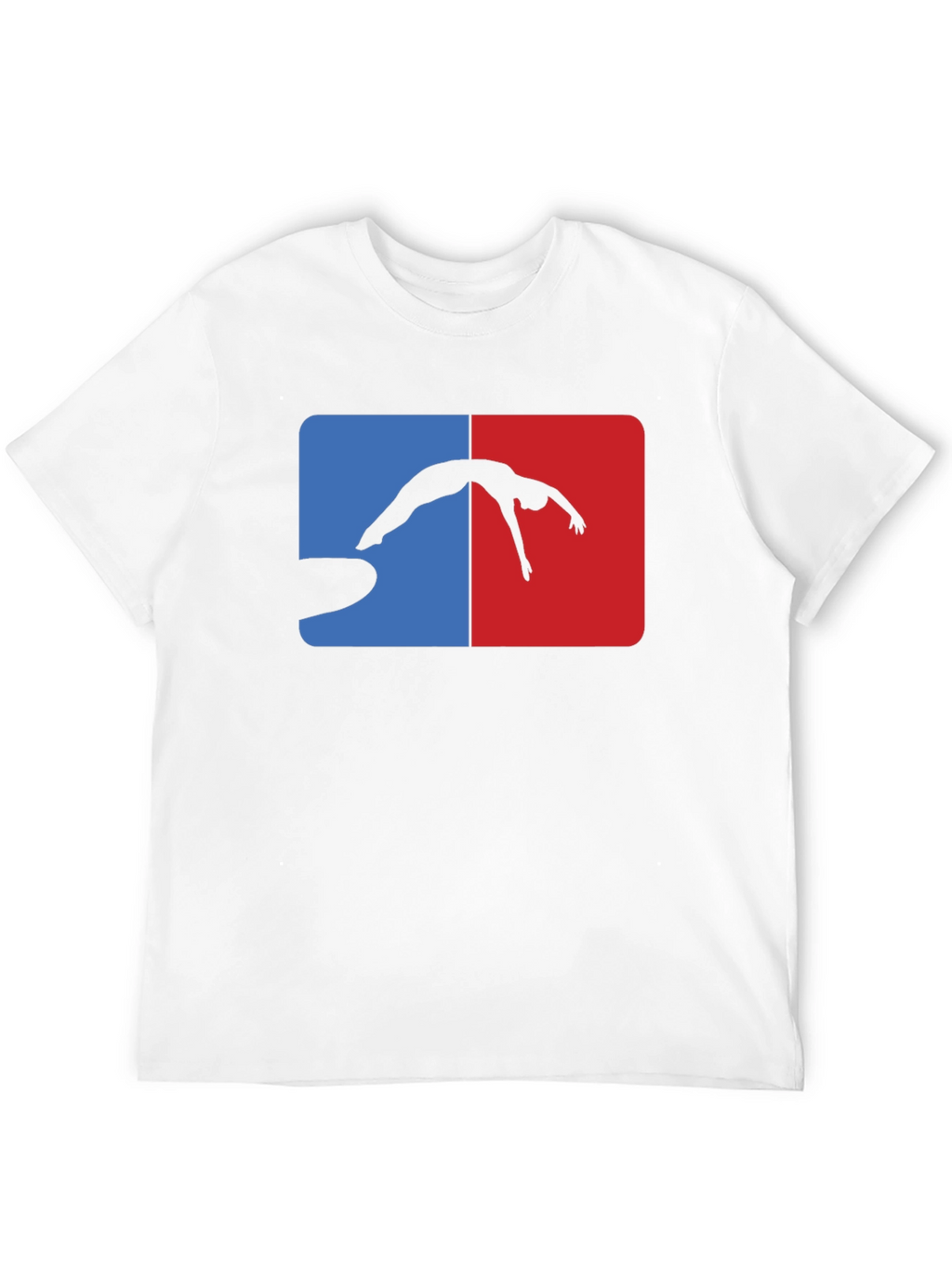 Cliff Diver Graphic Tee - Black Cotton T-Shirt