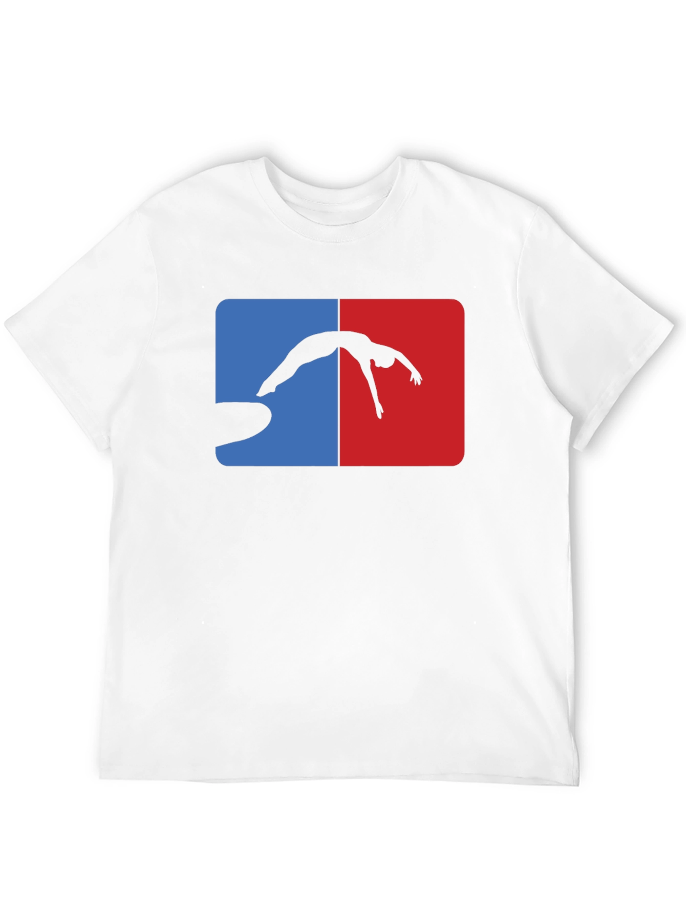 Cliff Diver Graphic Tee - Black Cotton T-Shirt