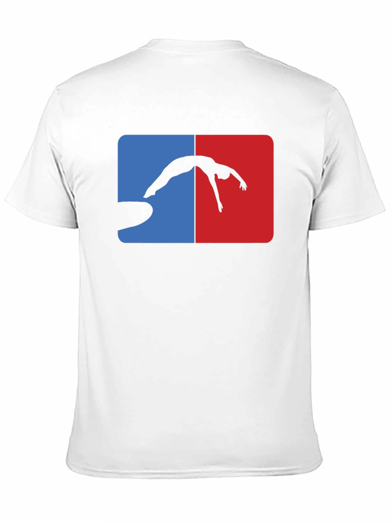 Cliff Diver Graphic Tee - Black Cotton T-Shirt
