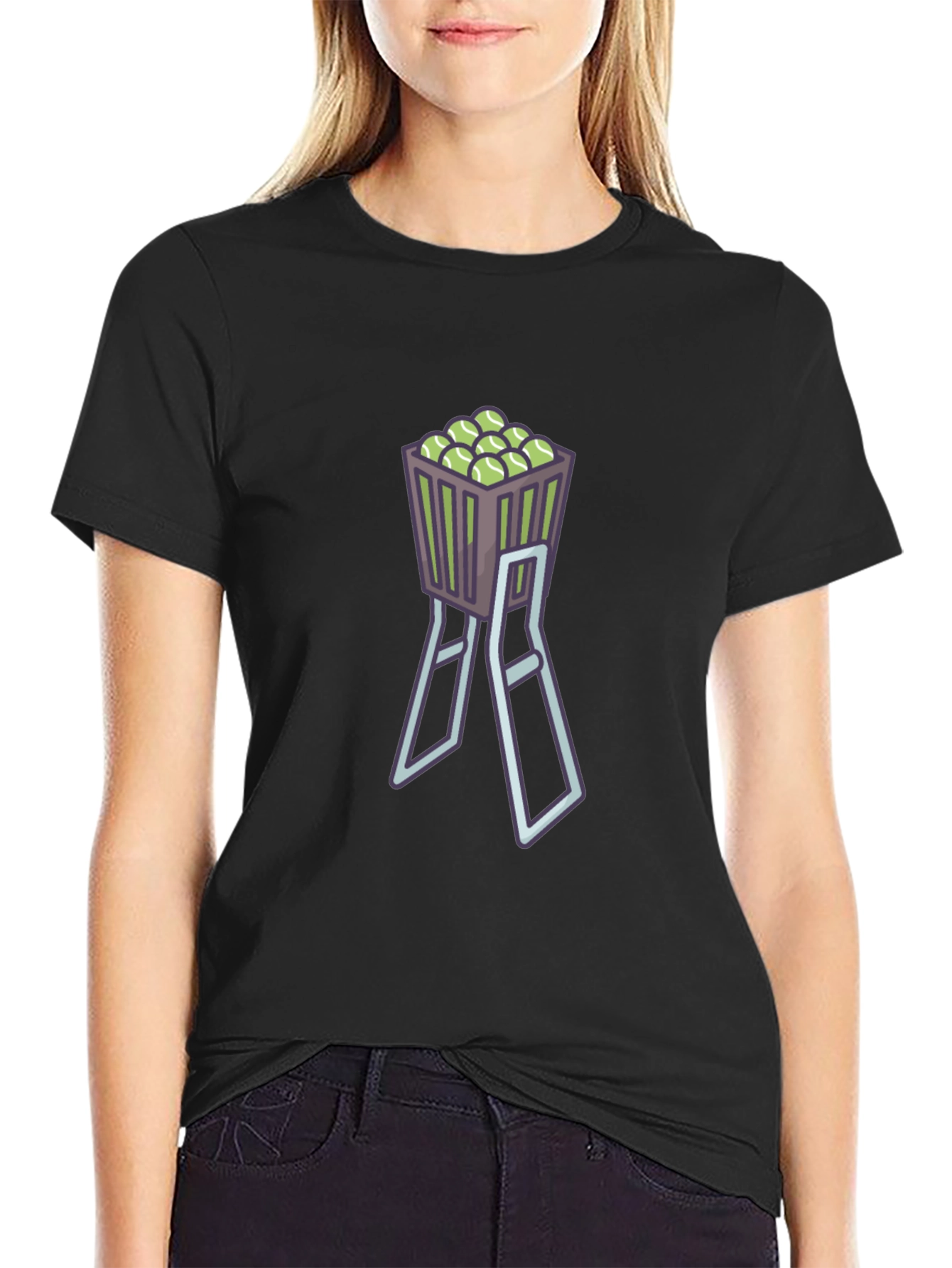 Tennis Balls in Stand T-Shirt