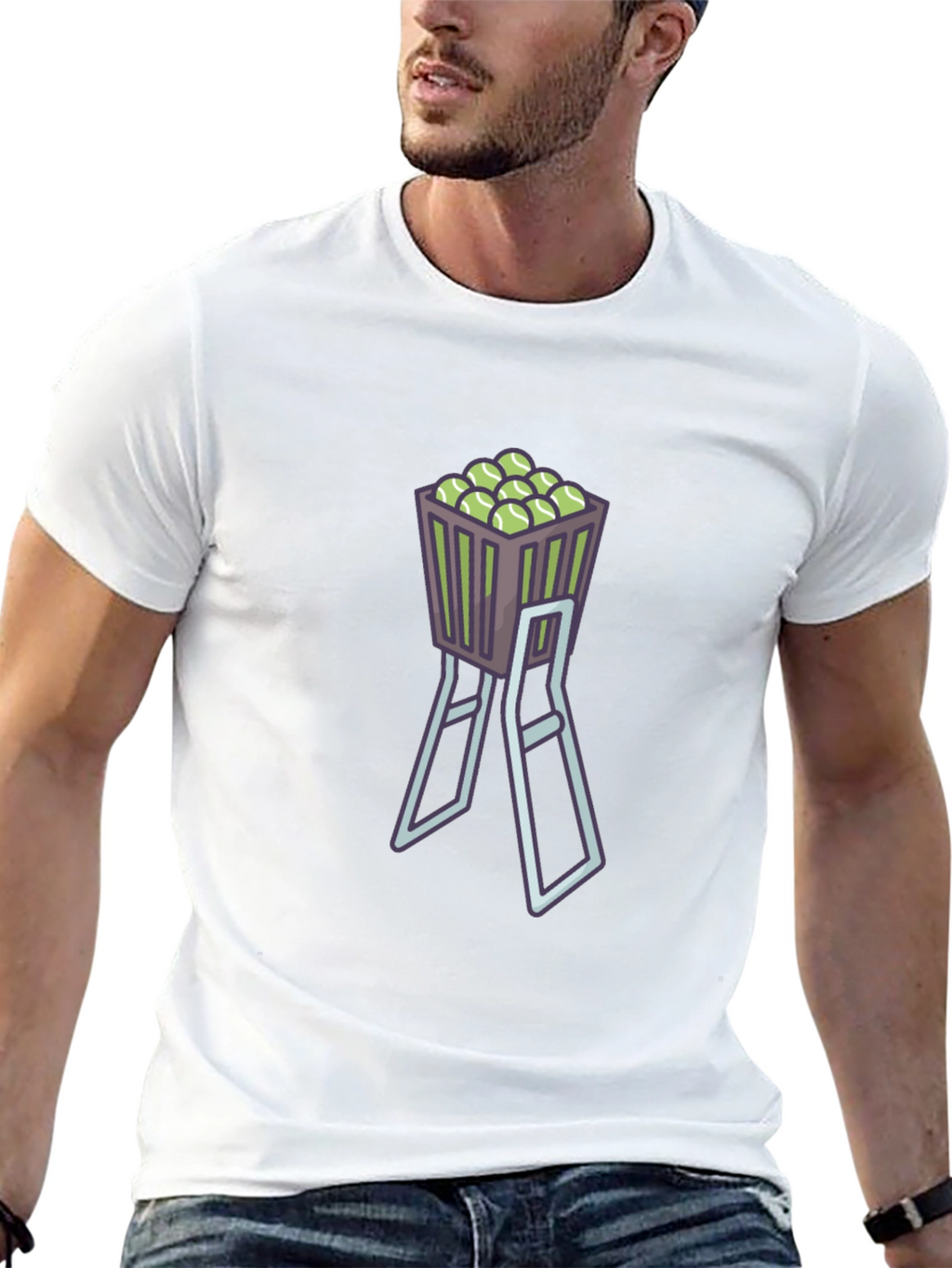 Tennis Balls in Stand T-Shirt