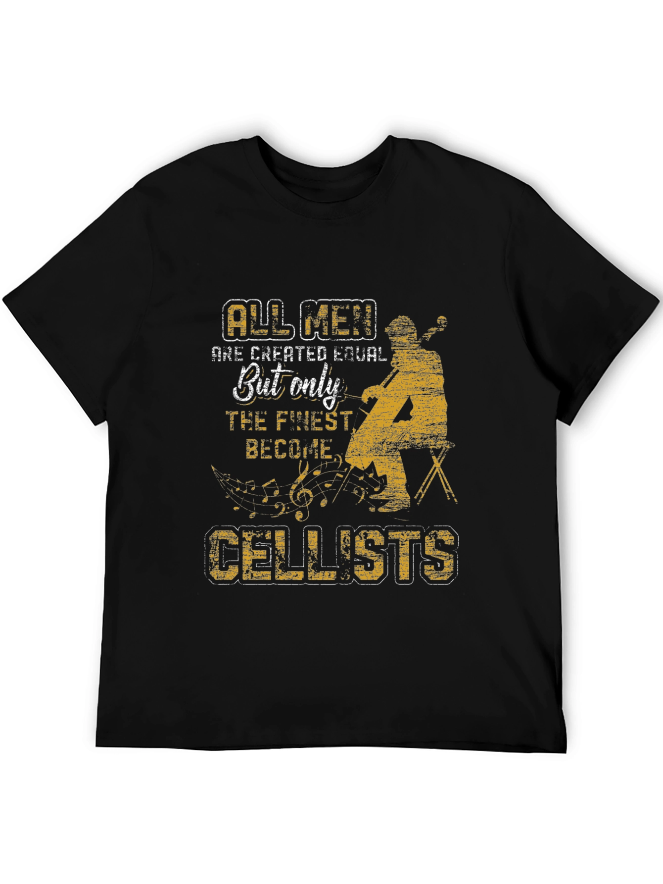Cellist T-Shirt - All Men Are Created Equal Tee