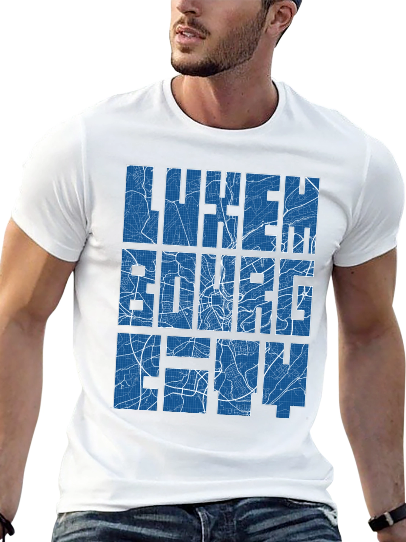 Luxembourg City Map T-Shirt - Unique Souvenir