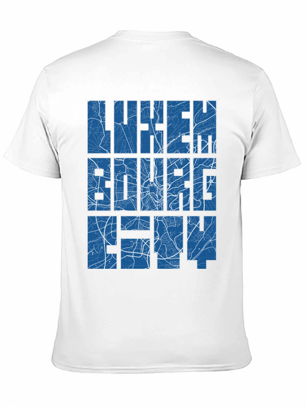 Luxembourg City Map T-Shirt - Unique Souvenir