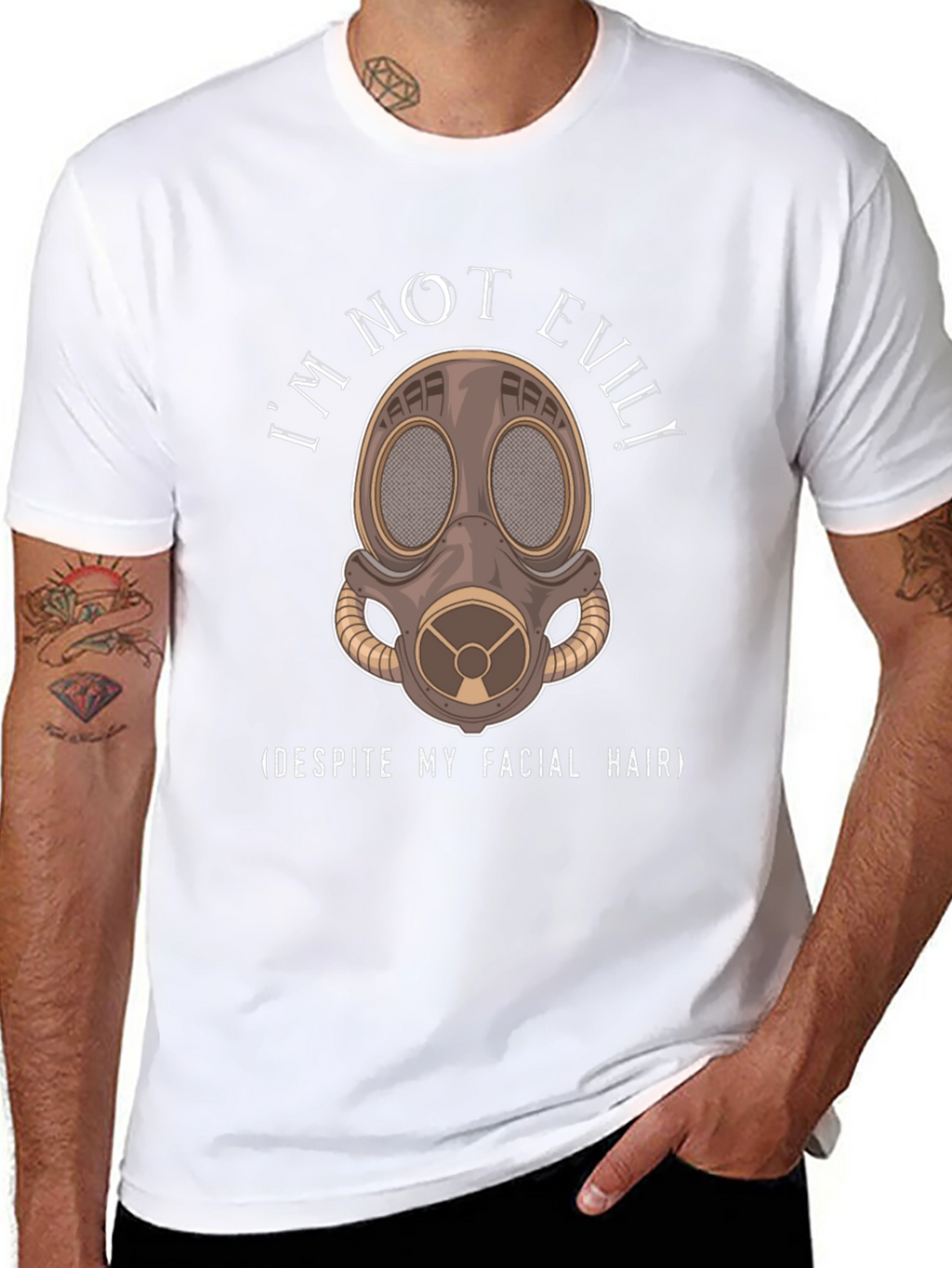 Im Not Evil Gas Mask T-Shirt