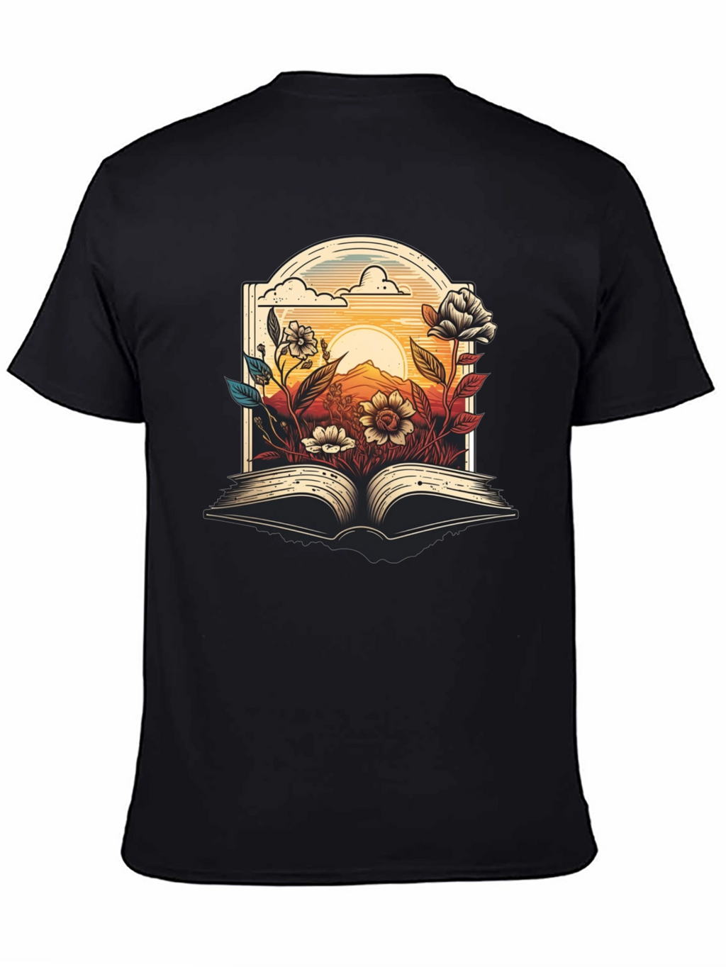 Floral Book T-Shirt - Read in Bloom