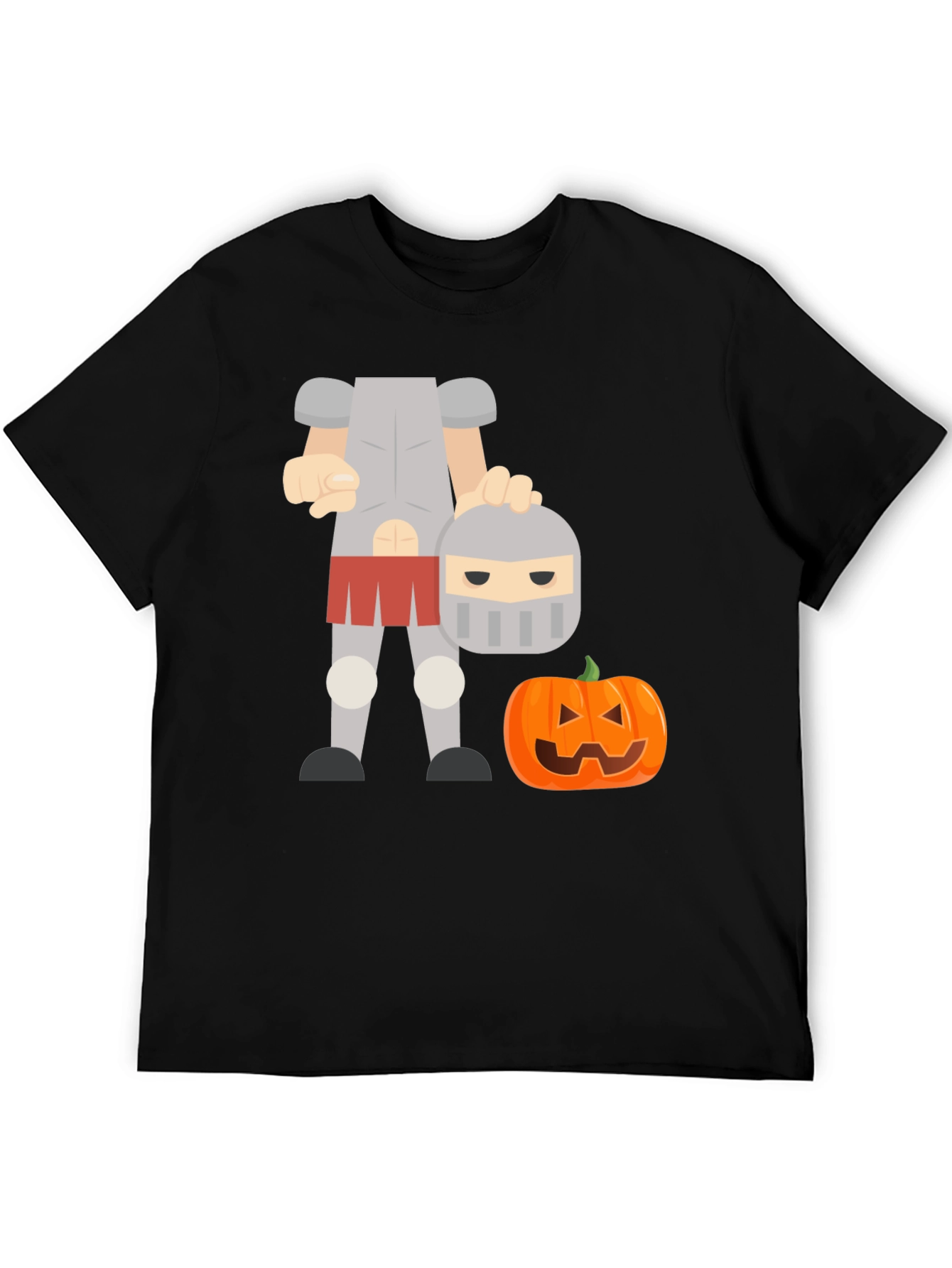 Halloween Knight Pumpkin T-Shirt