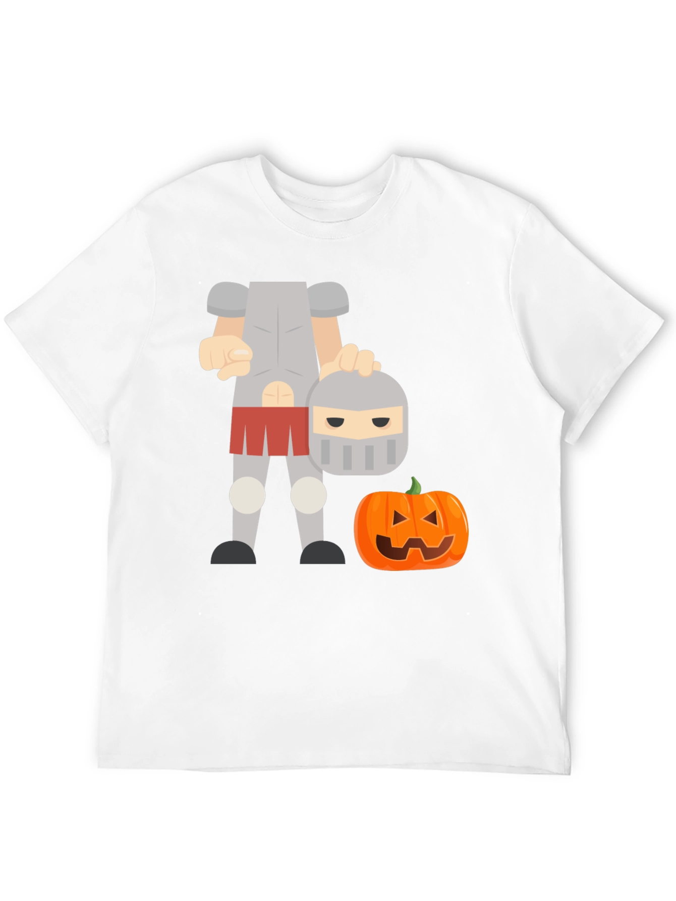 Halloween Knight Pumpkin T-Shirt