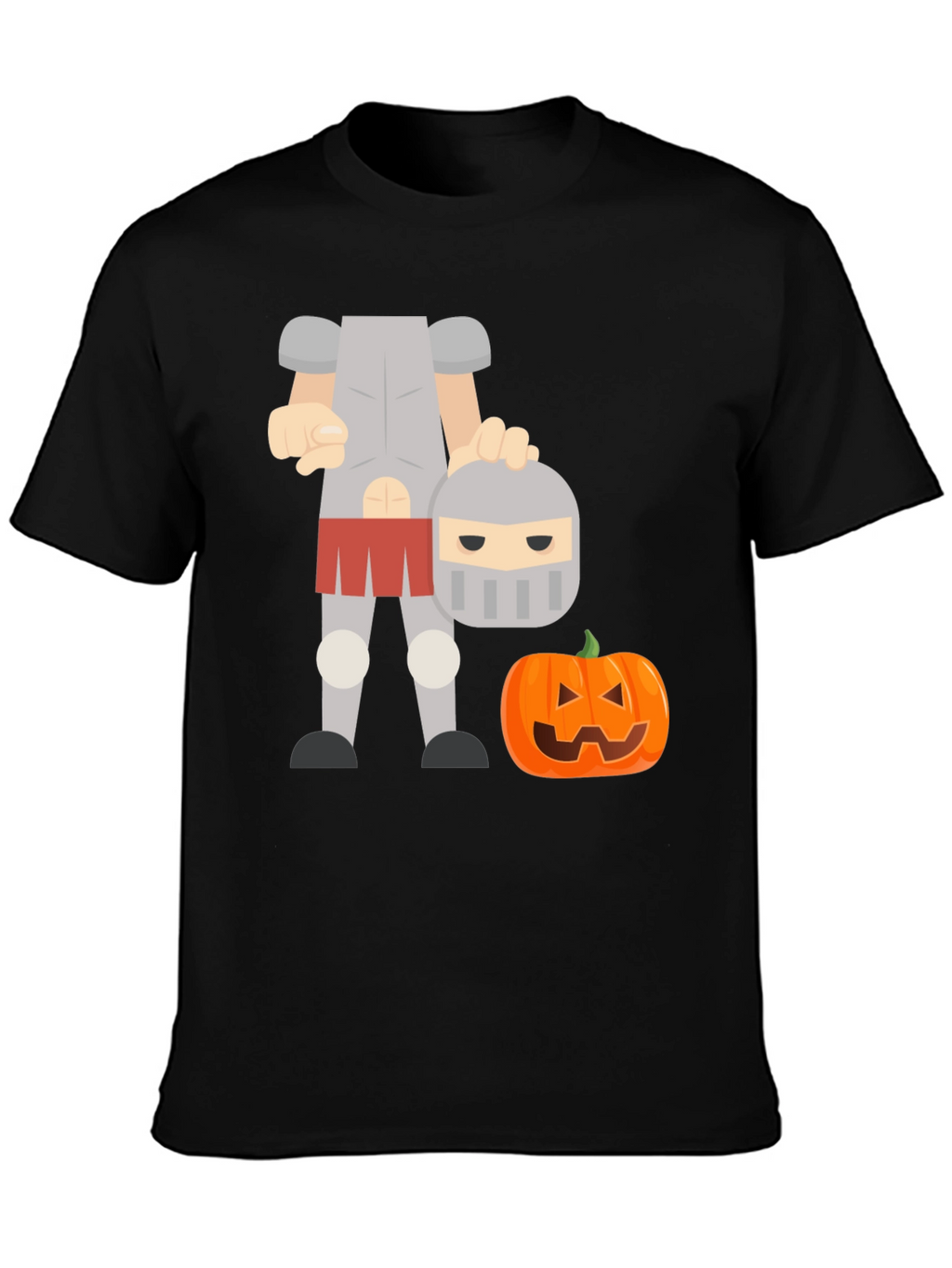Halloween Knight Pumpkin T-Shirt