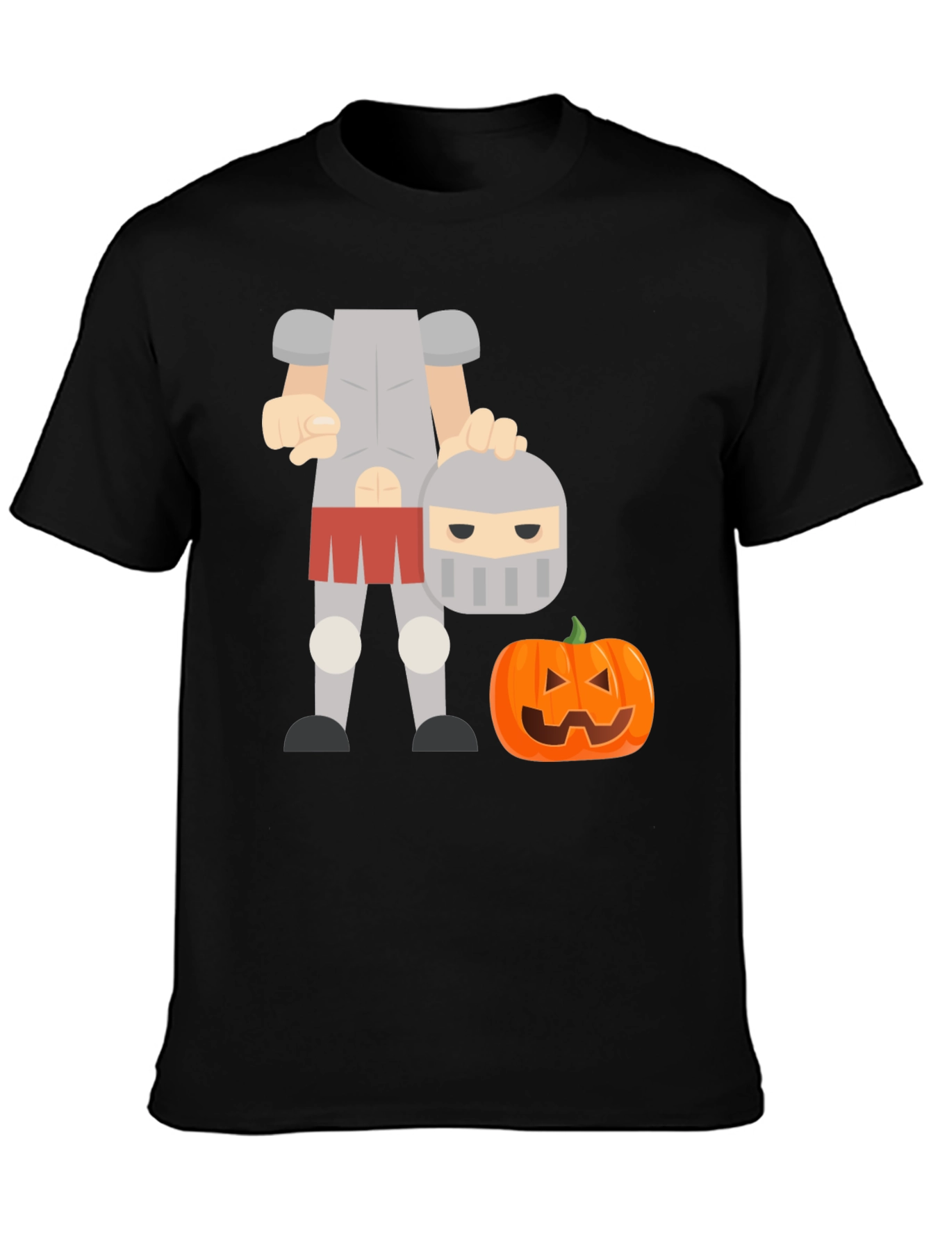 Halloween Knight Pumpkin T-Shirt