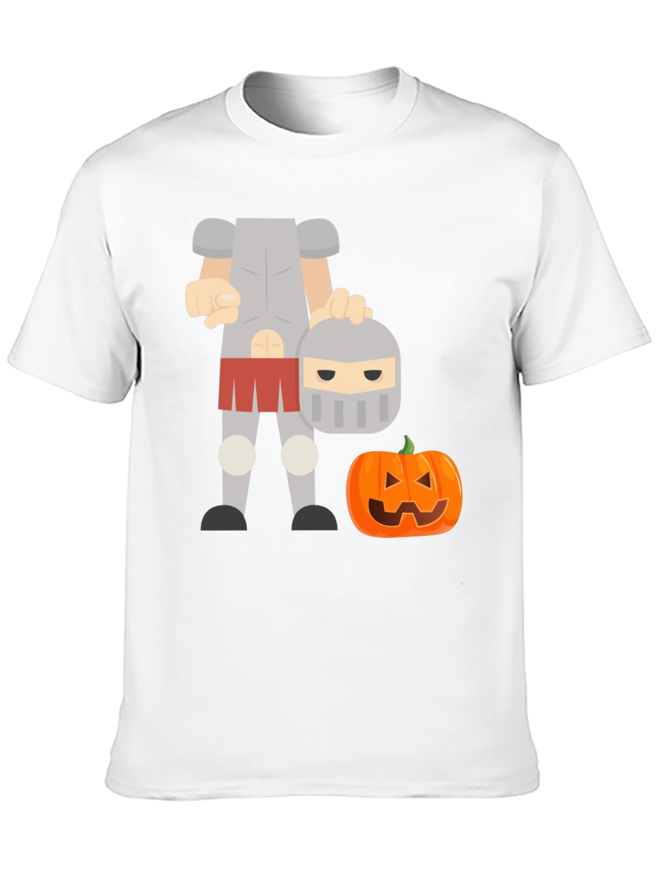 Halloween Knight Pumpkin T-Shirt