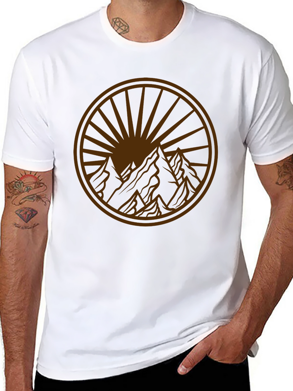 Mountain Peak Graphic Tee - Adventure Awaits!