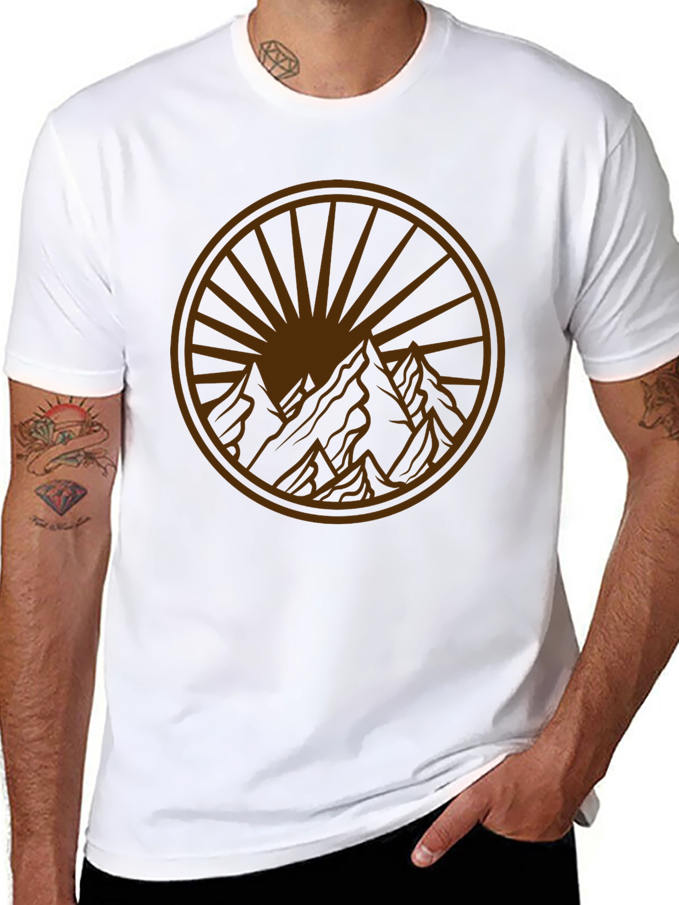 Mountain Peak Graphic Tee - Adventure Awaits!