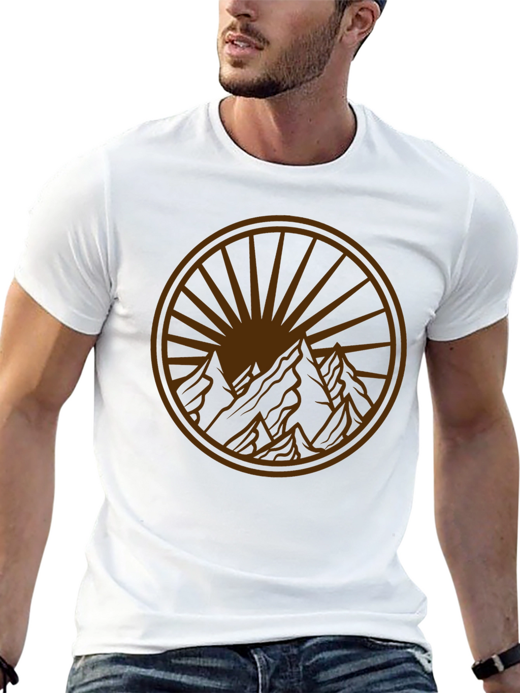 Mountain Peak Graphic Tee - Adventure Awaits!
