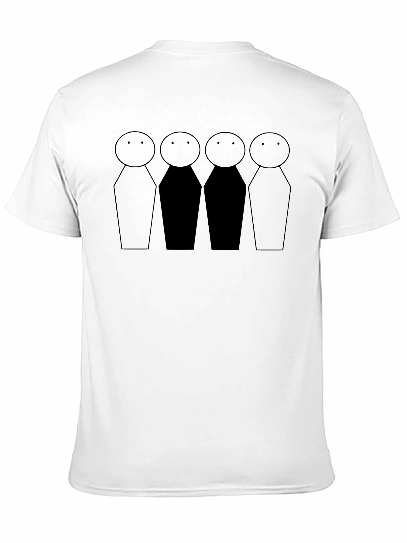 Minimalist Stick Figure T-Shirt