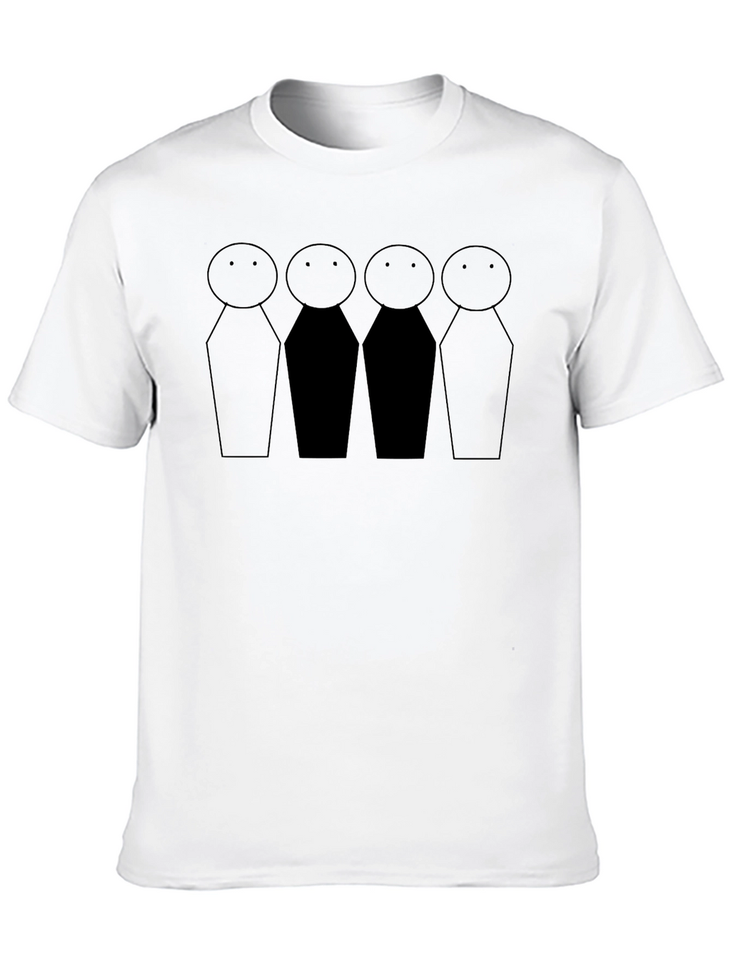Minimalist Stick Figure T-Shirt