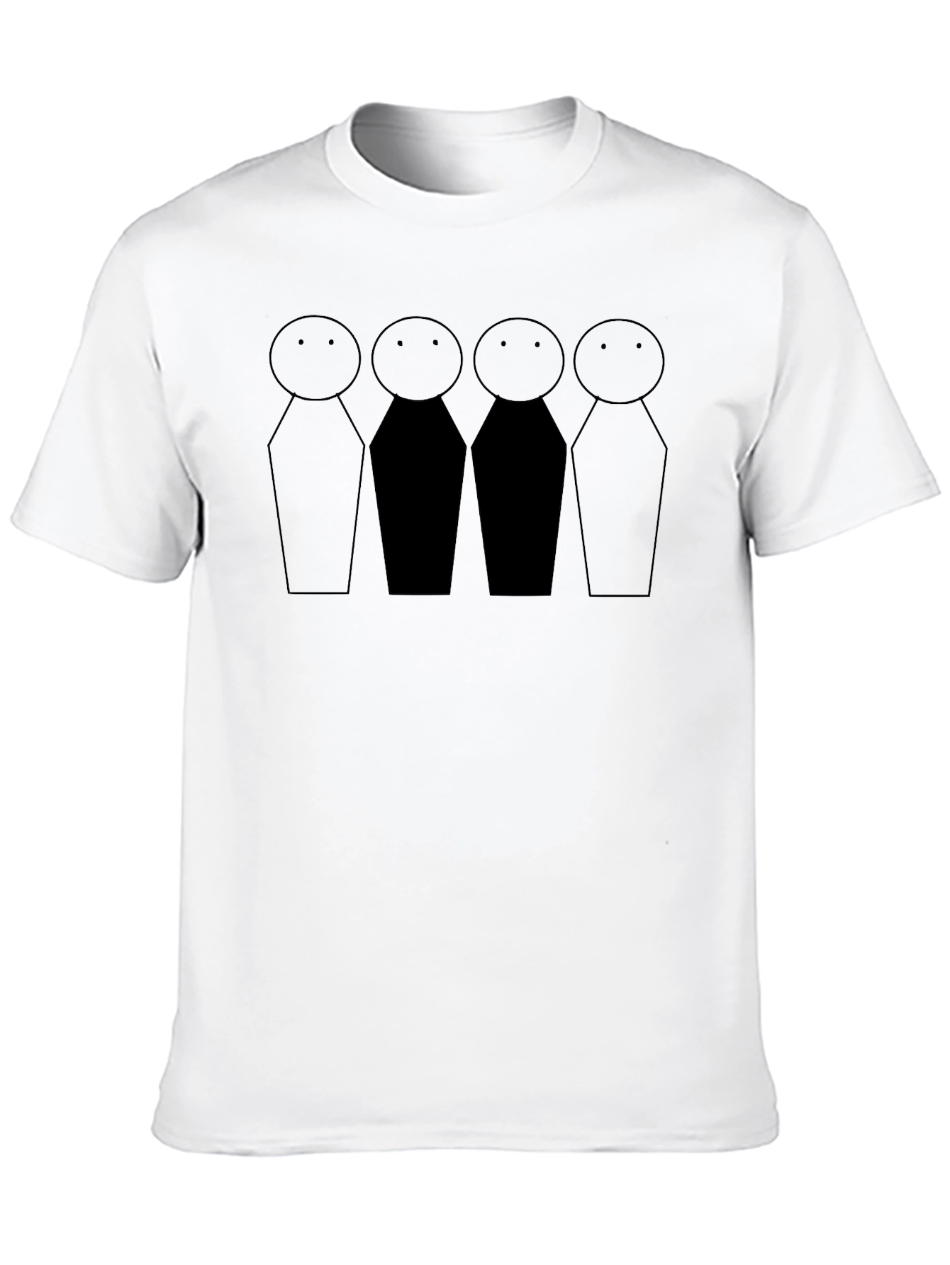 Minimalist Stick Figure T-Shirt