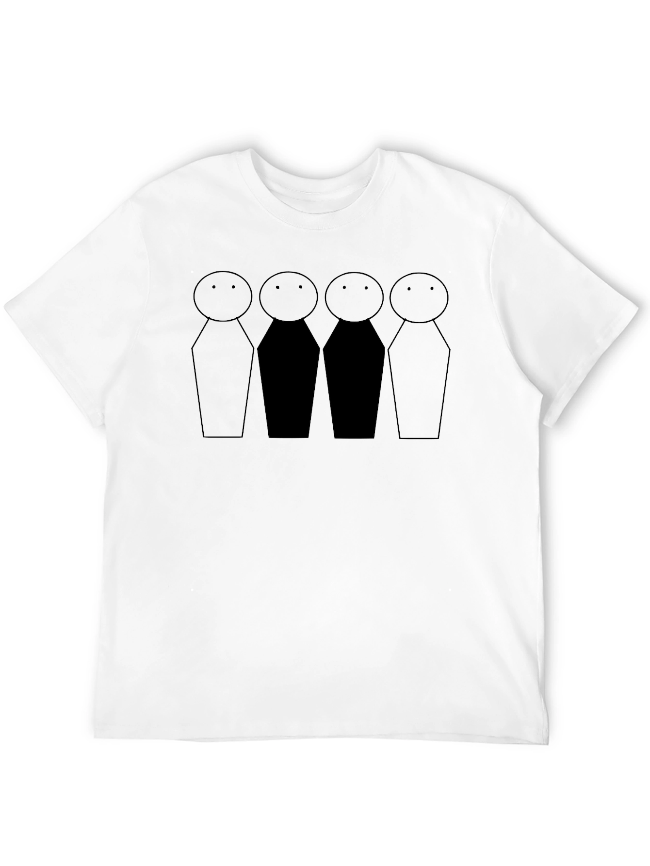 Minimalist Stick Figure T-Shirt