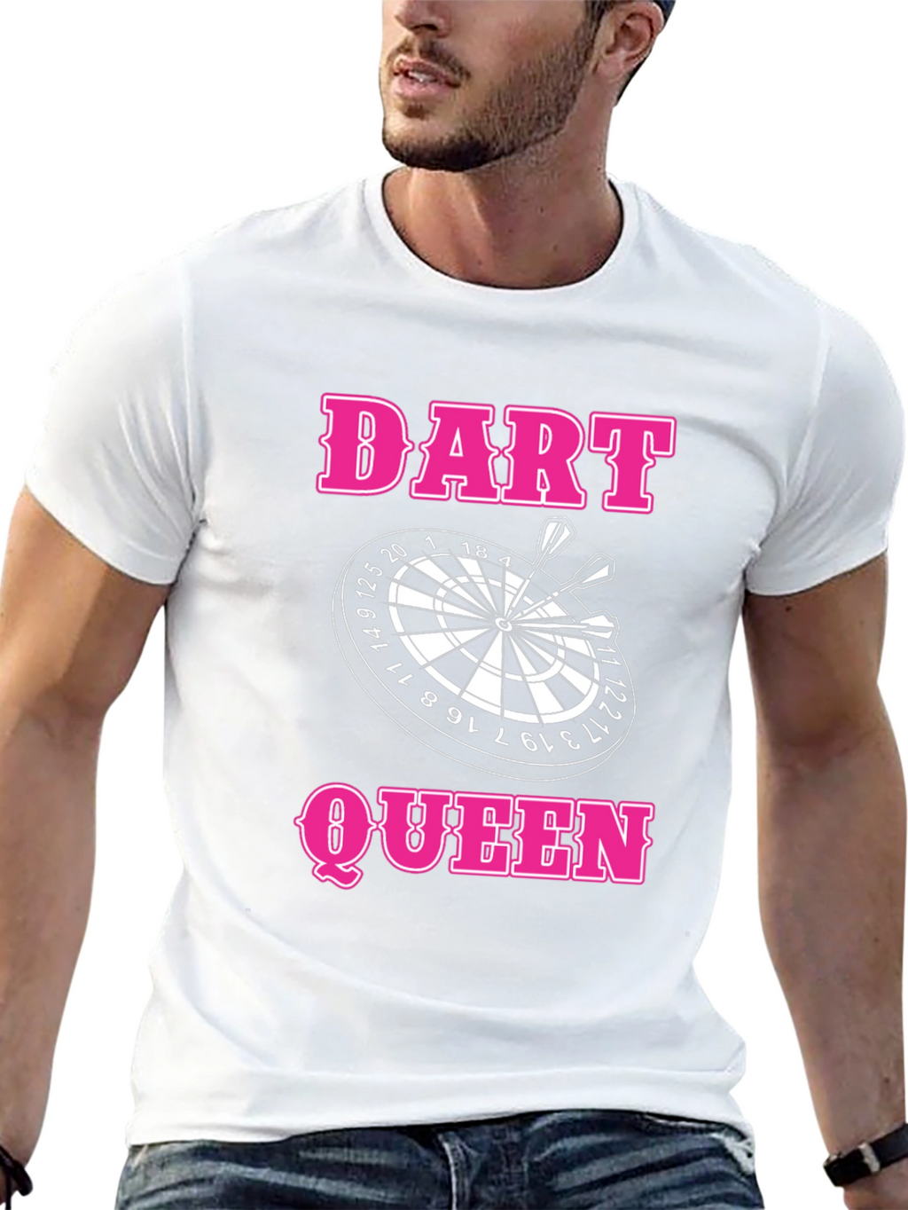 Dart Queen Graphic T-Shirt - Darts Lover Tee