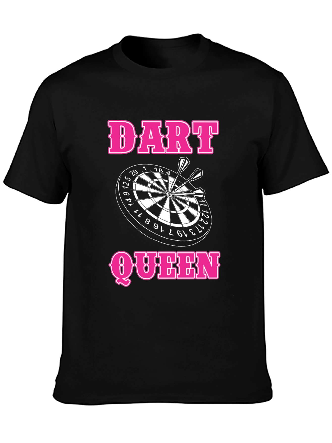 Dart Queen Graphic T-Shirt - Darts Lover Tee