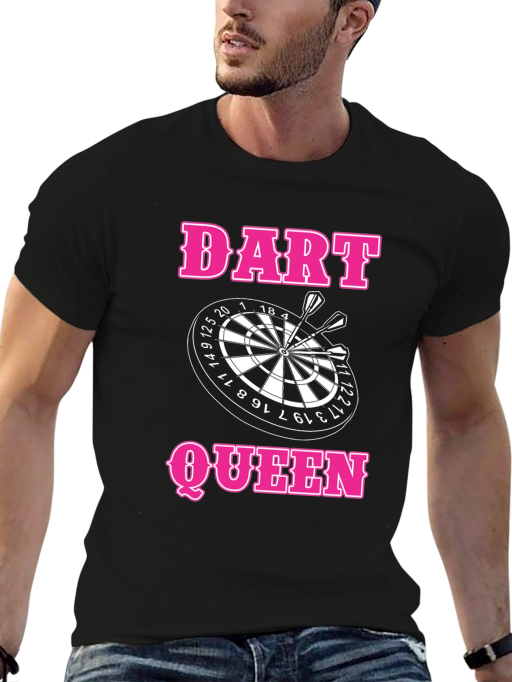 Dart Queen Graphic T-Shirt - Darts Lover Tee
