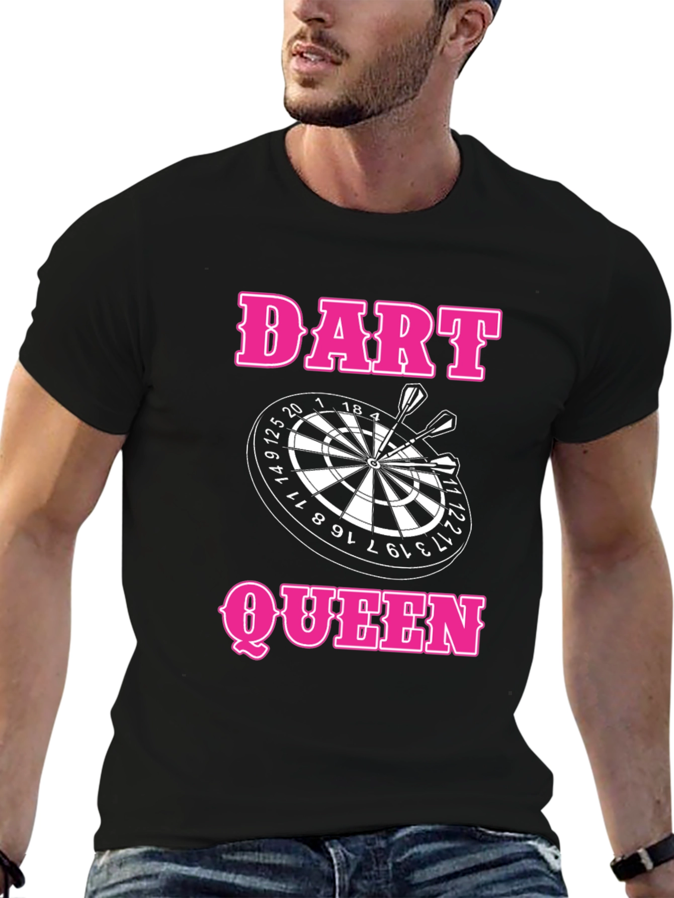 Dart Queen Graphic T-Shirt - Darts Lover Tee