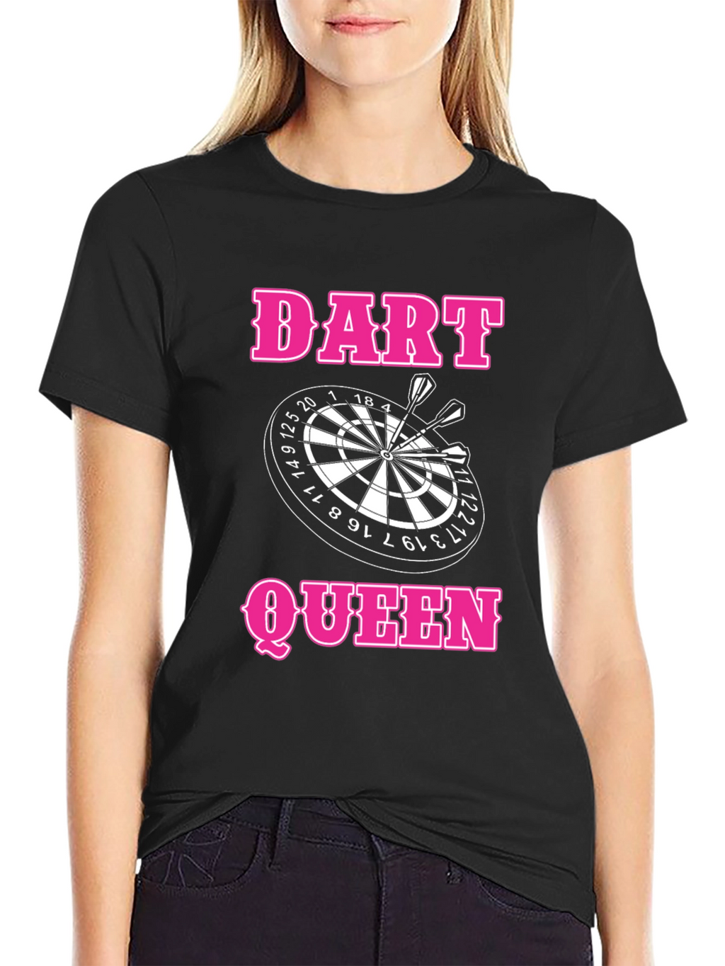 Dart Queen Graphic T-Shirt - Darts Lover Tee