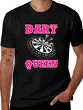 Dart Queen Graphic T-Shirt - Darts Lover Tee