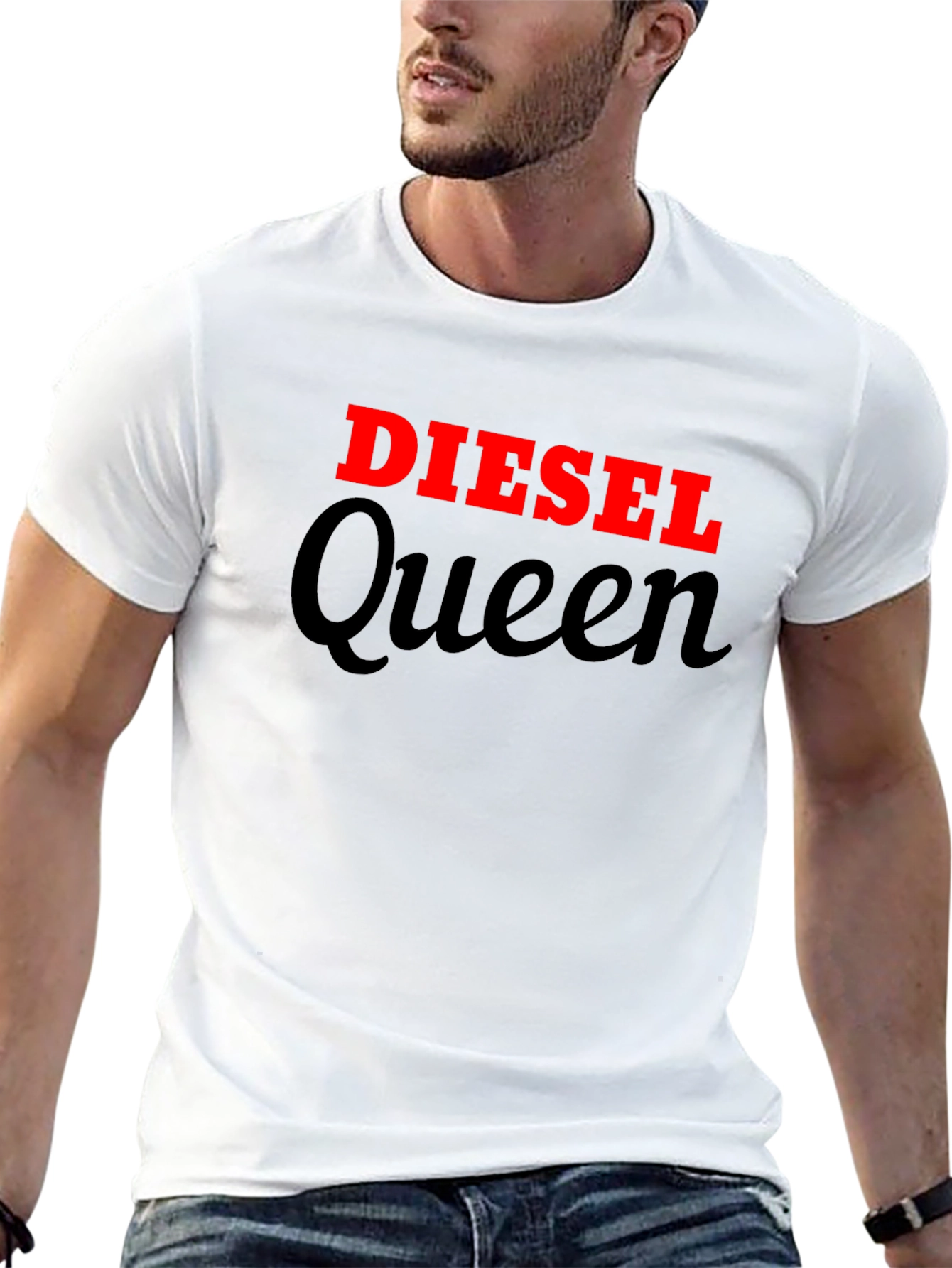Diesel Queen Black Graphic Tee